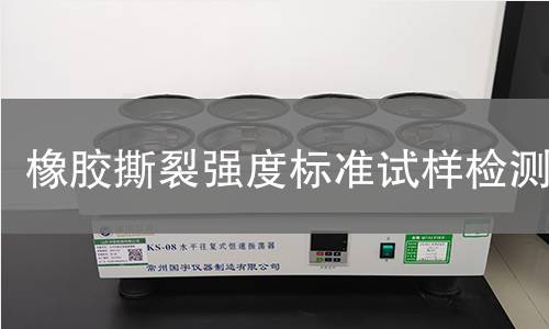 橡胶撕裂强度标准试样检测