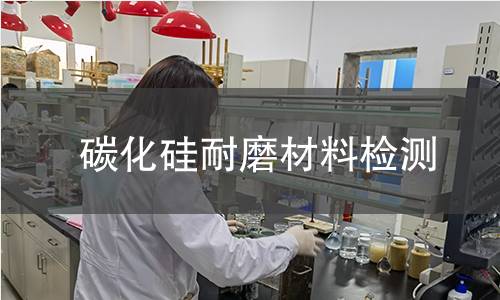 碳化硅耐磨材料检测