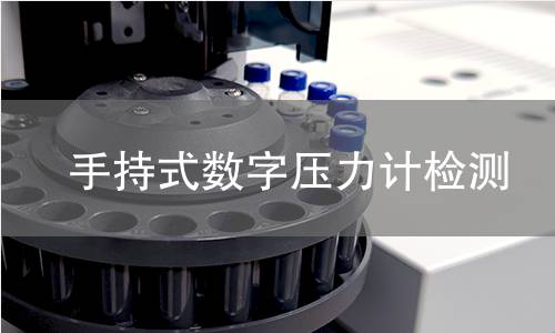 手持式数字压力计检测,手持式数字压力计检测机构,现场压力测量校准