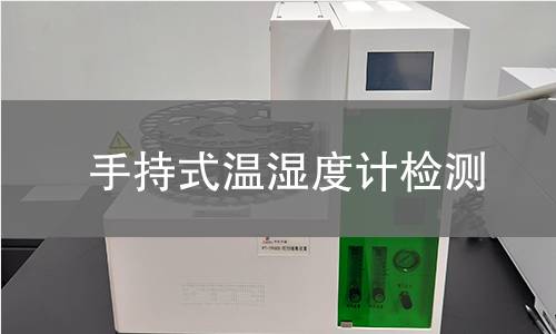 手持式温湿度计检测