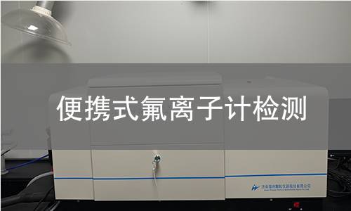 便携式氟离子计检测,便携式氟离子计检测机构,饮用水安全氟离子浓度检测