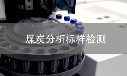 煤炭分析标样检测