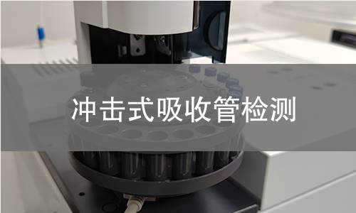 冲击式吸收管检测