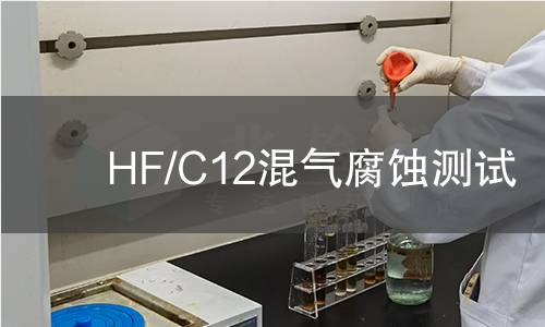 HF/C12混气腐蚀测试