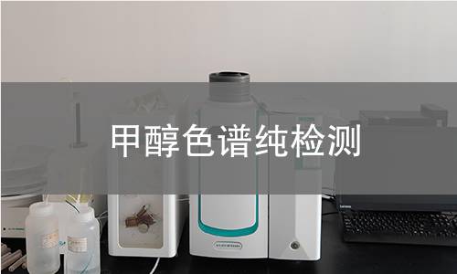 甲醇色谱纯检测