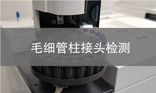 毛细管柱接头检测,毛细管柱接头检测机构,毛细管柱接头检测