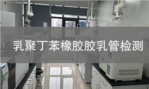 乳聚丁苯橡胶胶乳管检测