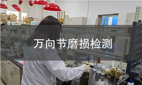 万向节磨损检测