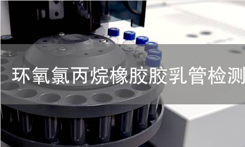 环氧氯丙烷橡胶胶乳管检测