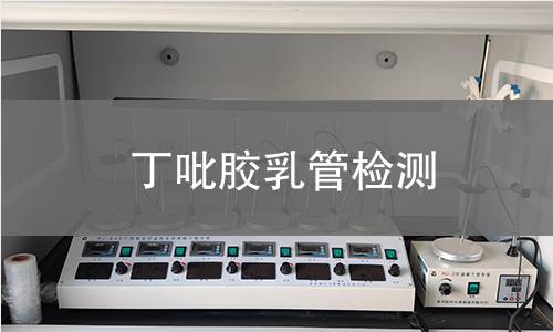 丁吡胶乳管检测,丁吡胶乳管检测机构,丁吡胶乳管物理机械性能