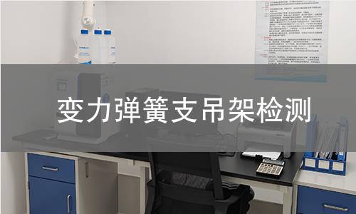 变力弹簧支吊架检测
