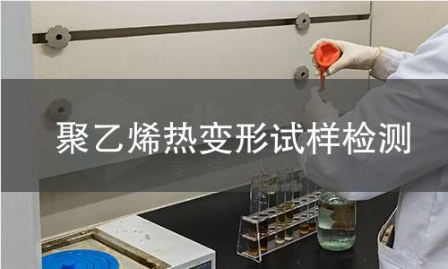 聚乙烯热变形试样检测