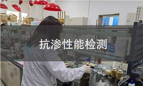 抗渗性能检测
