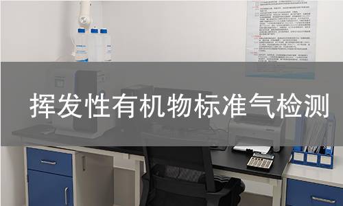 挥发性有机物标准气检测