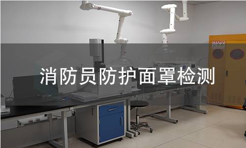 消防员防护面罩检测