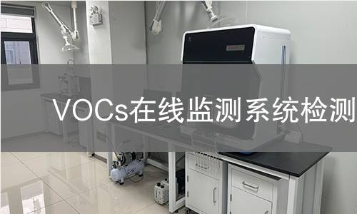 VOCs在线监测系统检测