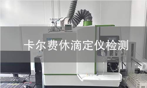 卡尔费休滴定仪检测
