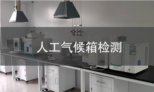 人工气候箱检测