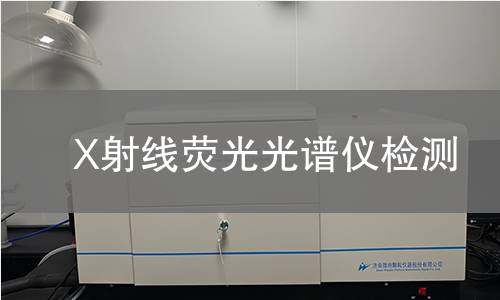 X射线荧光光谱仪检测