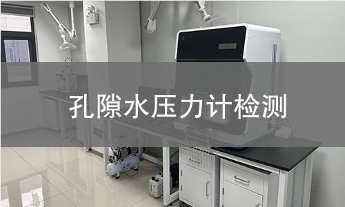 孔隙水压力计检测,孔隙水压力计检测机构,孔隙水压力计检测报告,北检(北京)检测技术研究院检测中心
