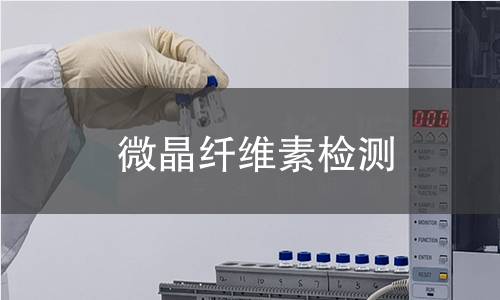 微晶纤维素检测