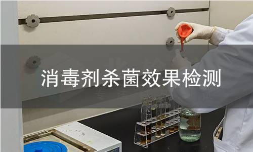 消毒剂杀菌效果检测