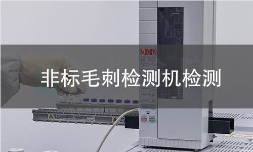 非标毛刺检测机检测