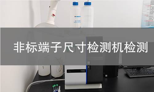 非标端子尺寸检测机检测