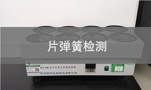 片弹簧检测