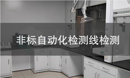 非标自动化检测线检测,非标自动化检测线检测机构,非标自动化检测线检测报告