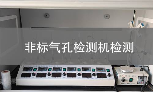 非标气孔检测机检测