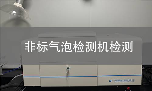 非标气泡检测机检测