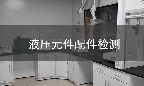 液压元件配件检测