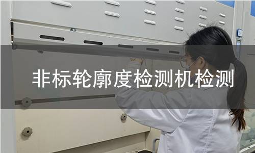 非标轮廓度检测机检测