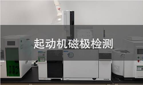 起动机磁极检测,起动机磁极检测机构,起动机磁极作用