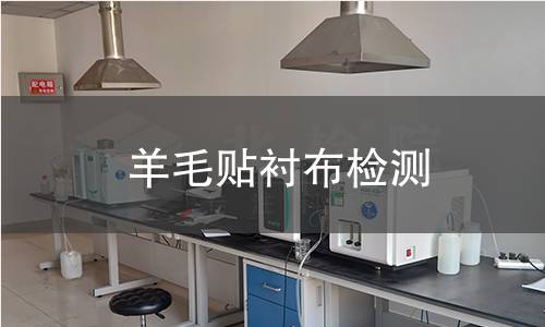 羊毛贴衬布检测